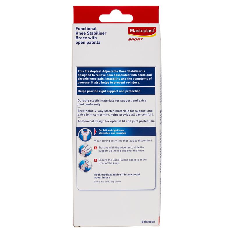 Elastoplast Functional Knee Stabiliser With Open Patella M - GimmeNow