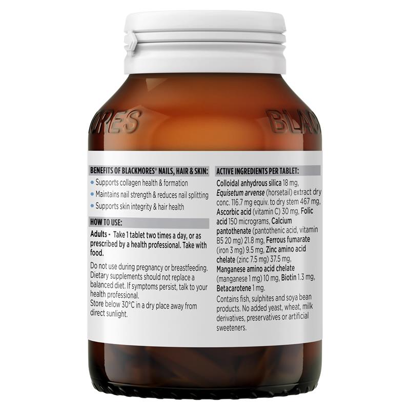 Blackmores Nails Hair and Skin 180 Tablets - GimmeNow