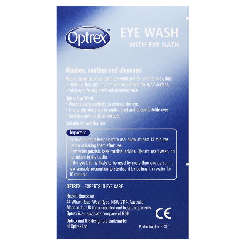 Optrex Fresh Eyes Liquid Eye Wash Bath 110ml - GimmeNow