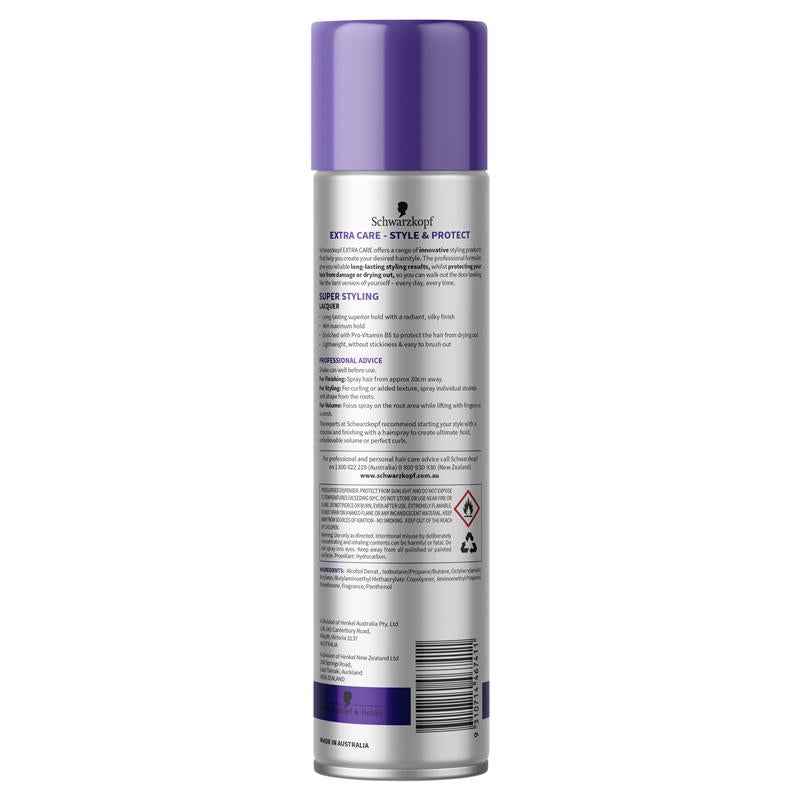 Schwarzkopf Extra Care Styling Lacquer Super 400g