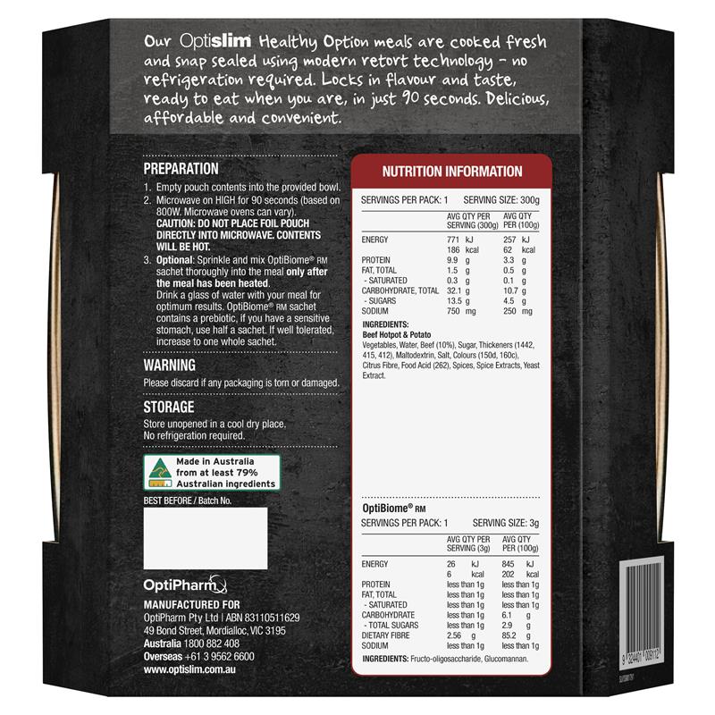 Optislim Healthy Option Meal Beef Hotpot & Potato 300g