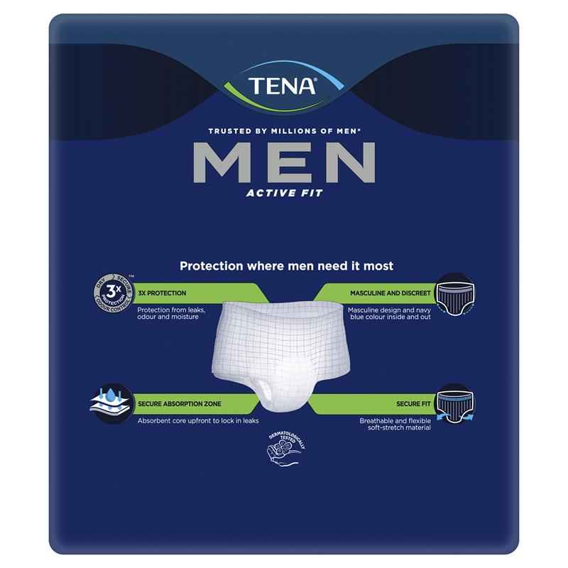 TENA Pant Men Active Fit Plus Medium 9 Pack