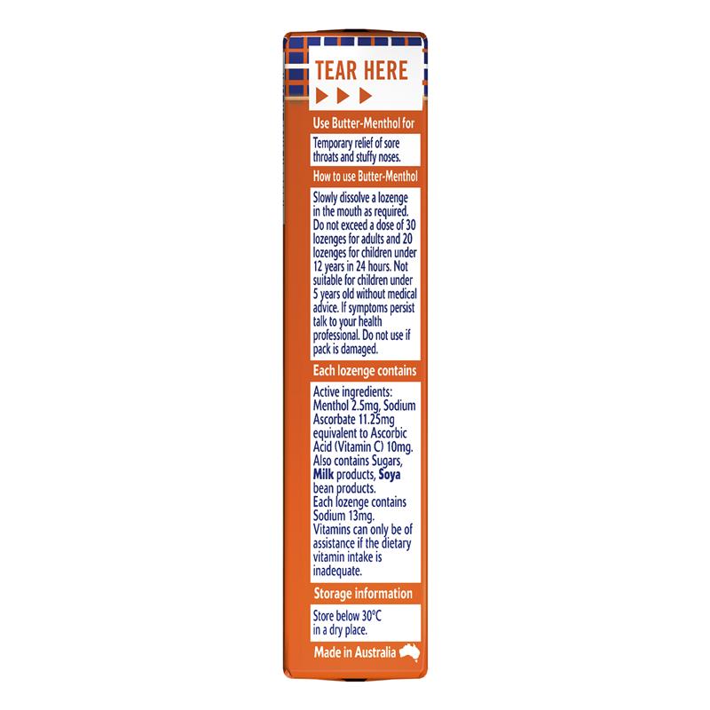 Butter-Menthol 10 Lozenges