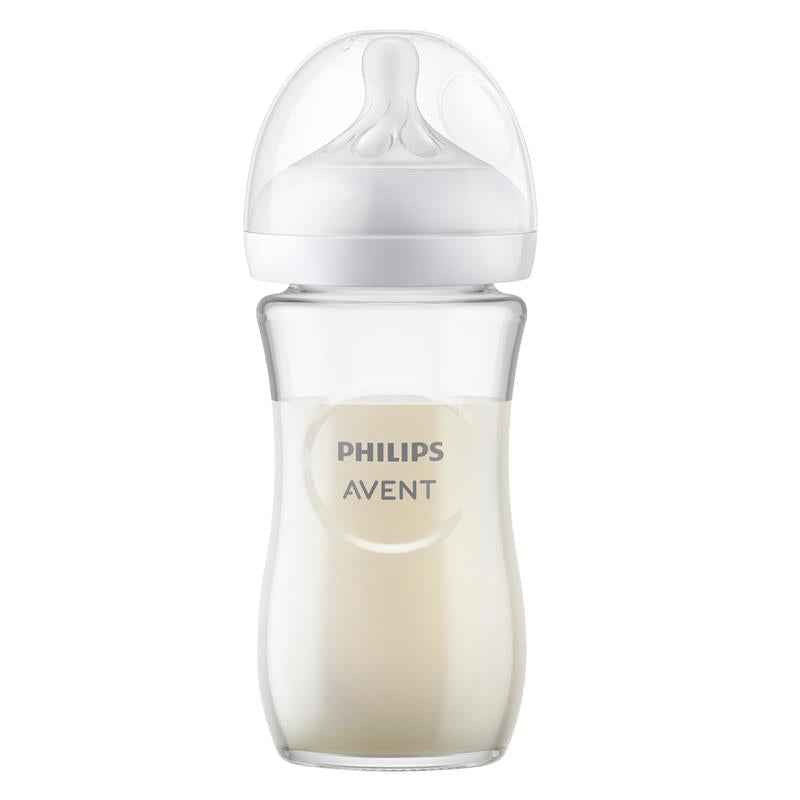 Avent Natural Response Glass Feeding Bottle 240ml