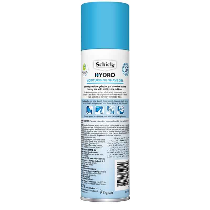 Schick Hydro Moisturising Shave Gel 198 g