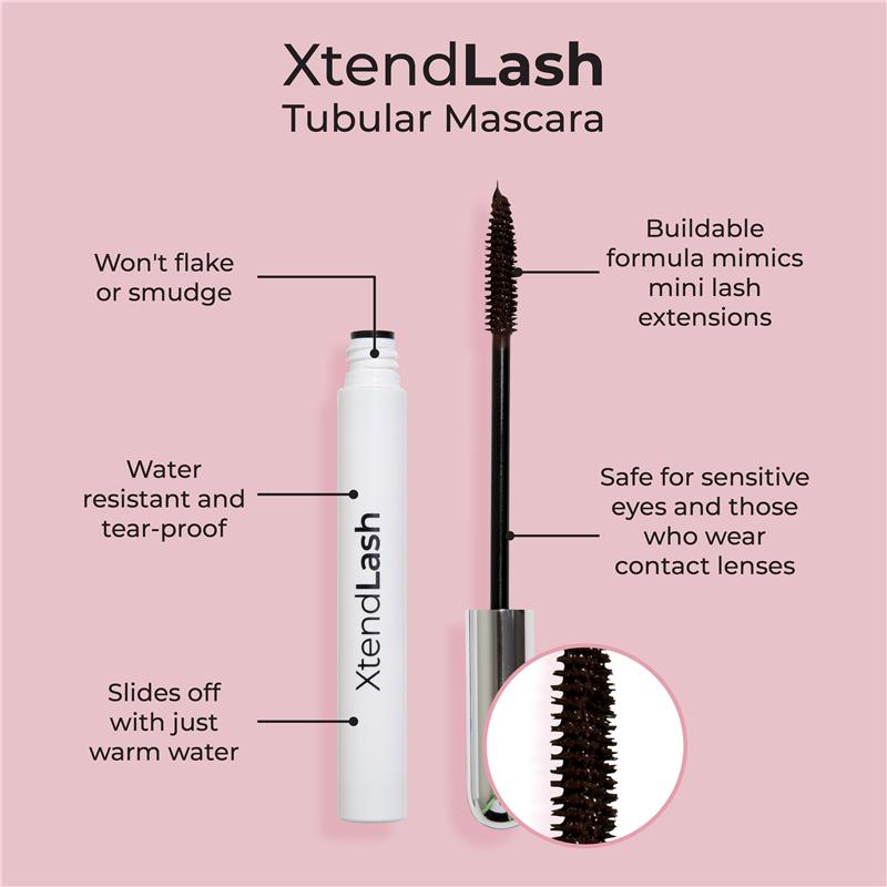 MCoBeauty XtendLash Tubing Mascara Black-Brown - GimmeNow
