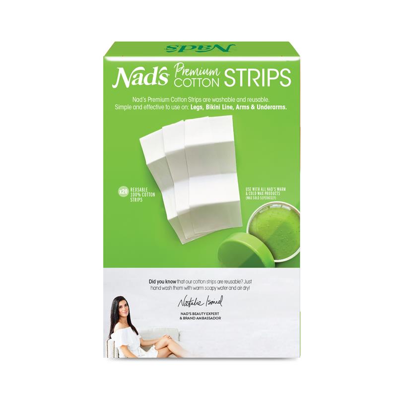 Nad's Premium Washable & Reusable Cotton Strips x 20