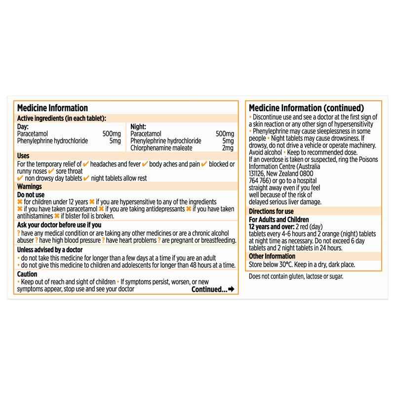 Codral PE Day & Night Tablets 48 Pack