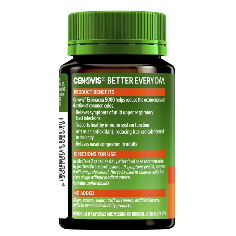 Cenovis Echinacea 5000 60 Capsules - GimmeNow