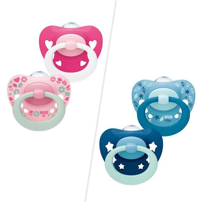 Nuk Signature Soother Silicone 6-18 Months 2 Pack