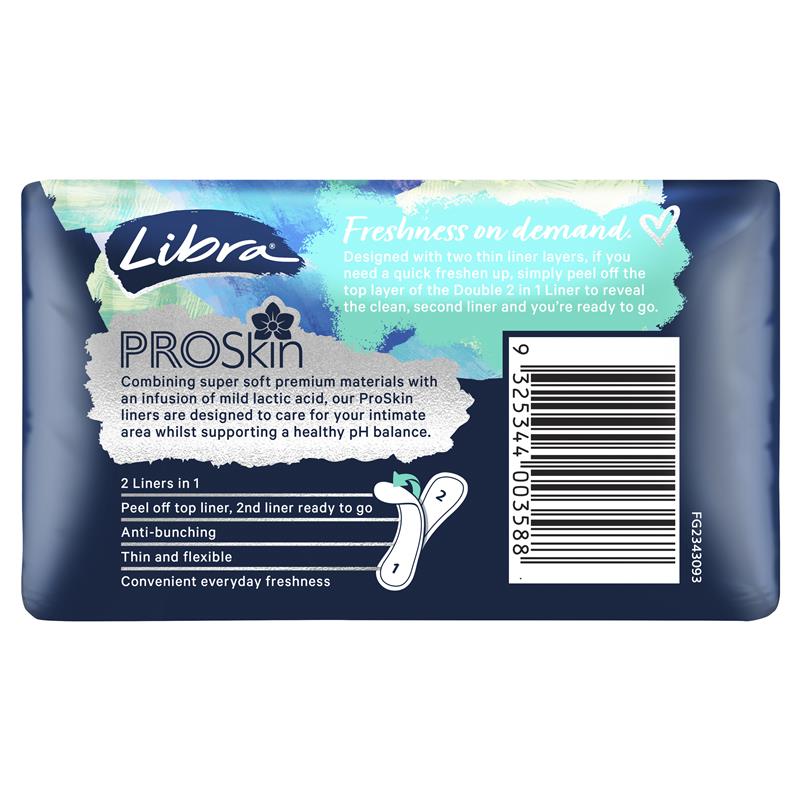 Libra Liner Flexi Double Liner Thin 2 in 1 25 Pack