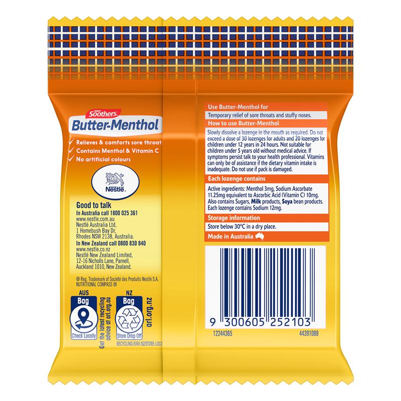 Buttermenthol Honey 3x10 Lozenge Multipack