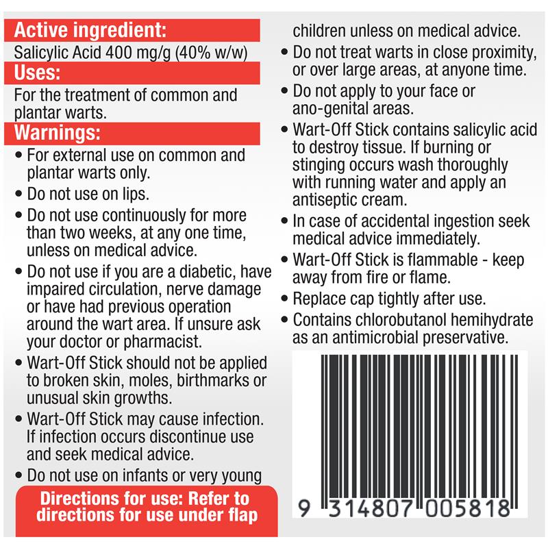 Wart Off Stick 5g