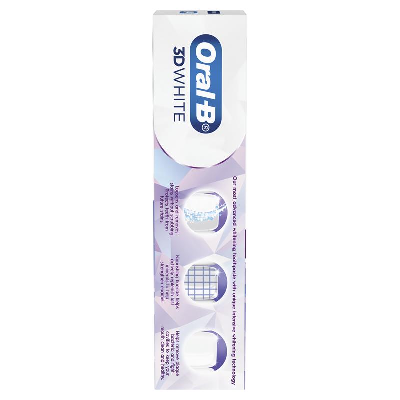 Oral B Toothpaste 3D White Intensive Whitening Diamond Clean 94g - GimmeNow