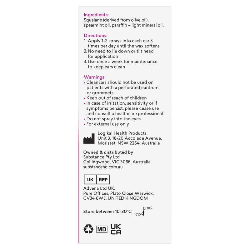 BioRevive Clean Ears Spray 30ml