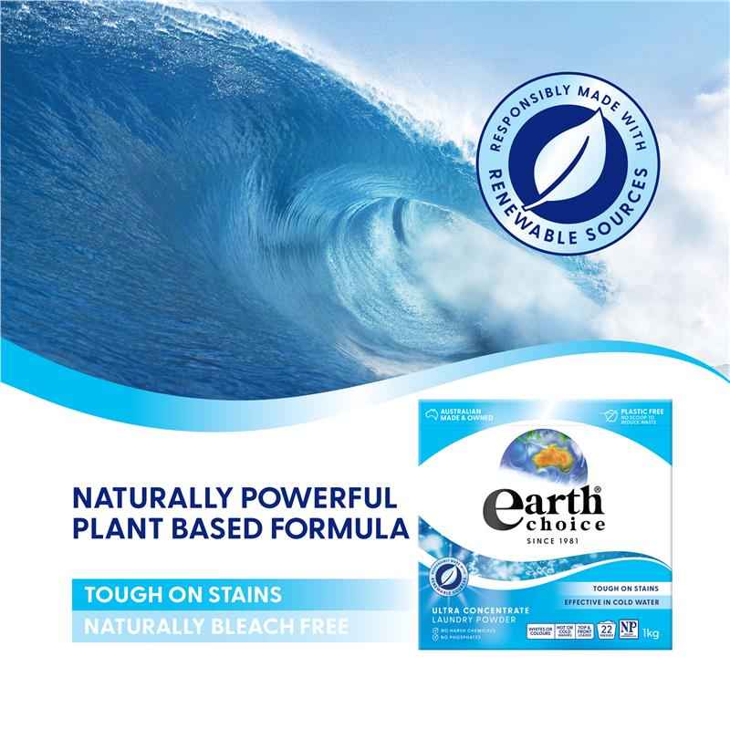 Earth Choice Laundry Powder Dual Format 1 kg