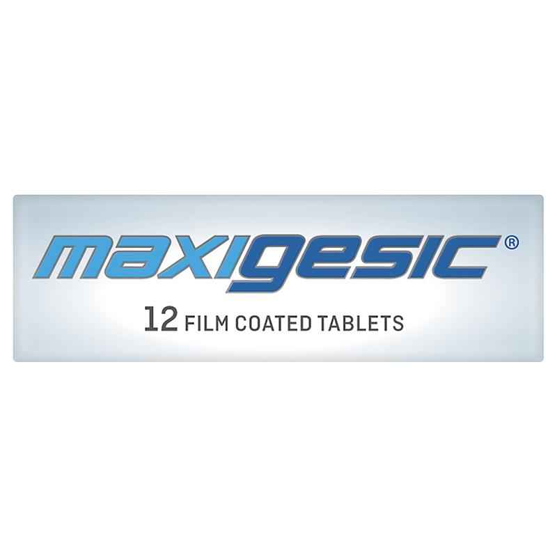Maxigesic Double Action Combination Pain Relief 12 Tablets