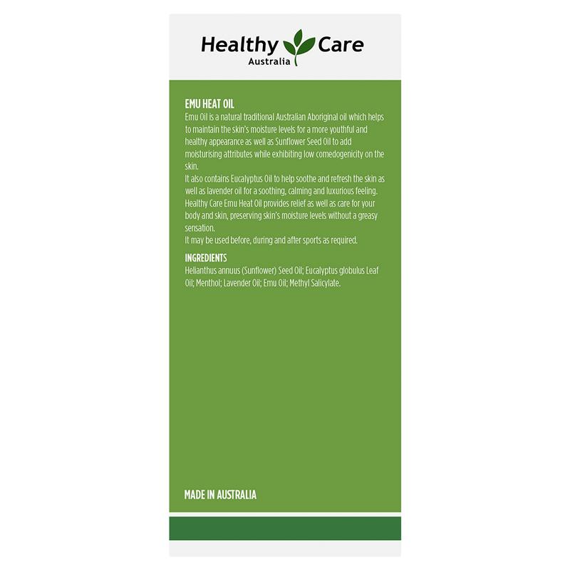 Healthy Care Emu Heat Oil 100ml - GimmeNow
