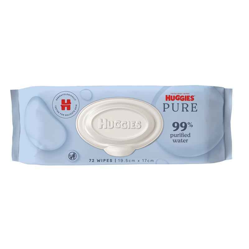 Huggies 99% Water Refill 72 Pack