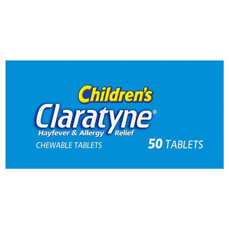 Claratyne Children’s Hayfever & Allergy Relief Grape 50 Chewable Tablets