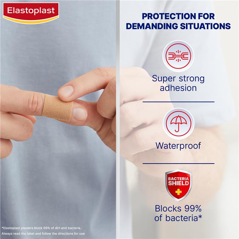 Elastoplast Heavy Fabric Waterproof XL 10 Strips - GimmeNow