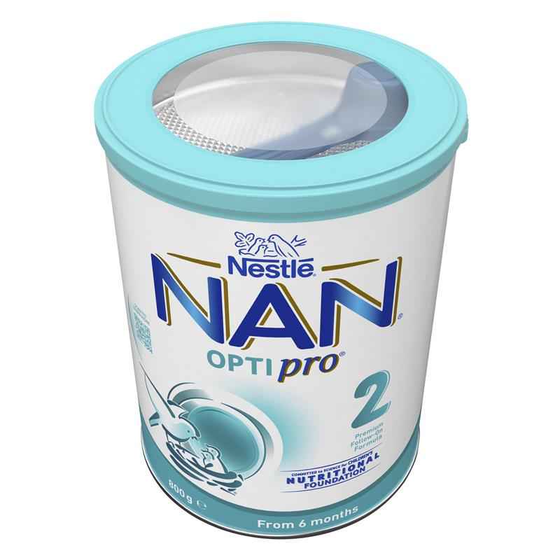 Nestle NAN OPTIPRO 2 Premium Baby Follow-on Formula Powder, From 6 to 12 Months – 800g