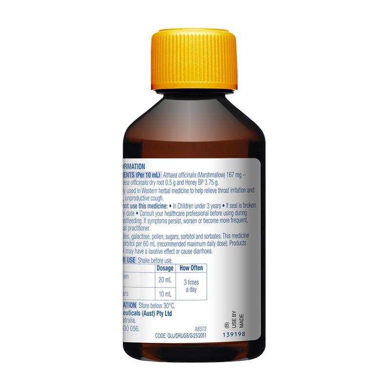 Durotuss Relief + Honey Dry Cough Liquid 200ml