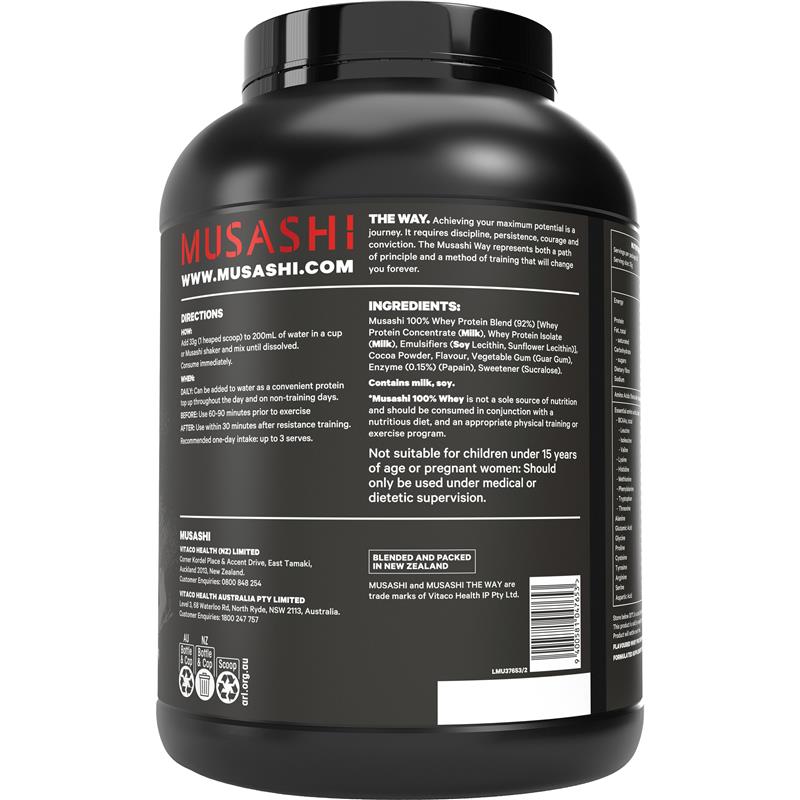 Musashi 100% Whey Chocolate 2kg