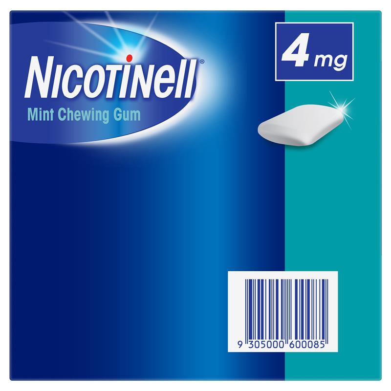 Nicotinell Chewing Gum 4mg Mint 384 Exclusive Size