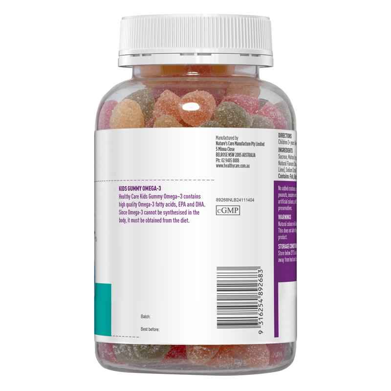 Healthy Care Kids Gummy Omega 3 250 Pastilles