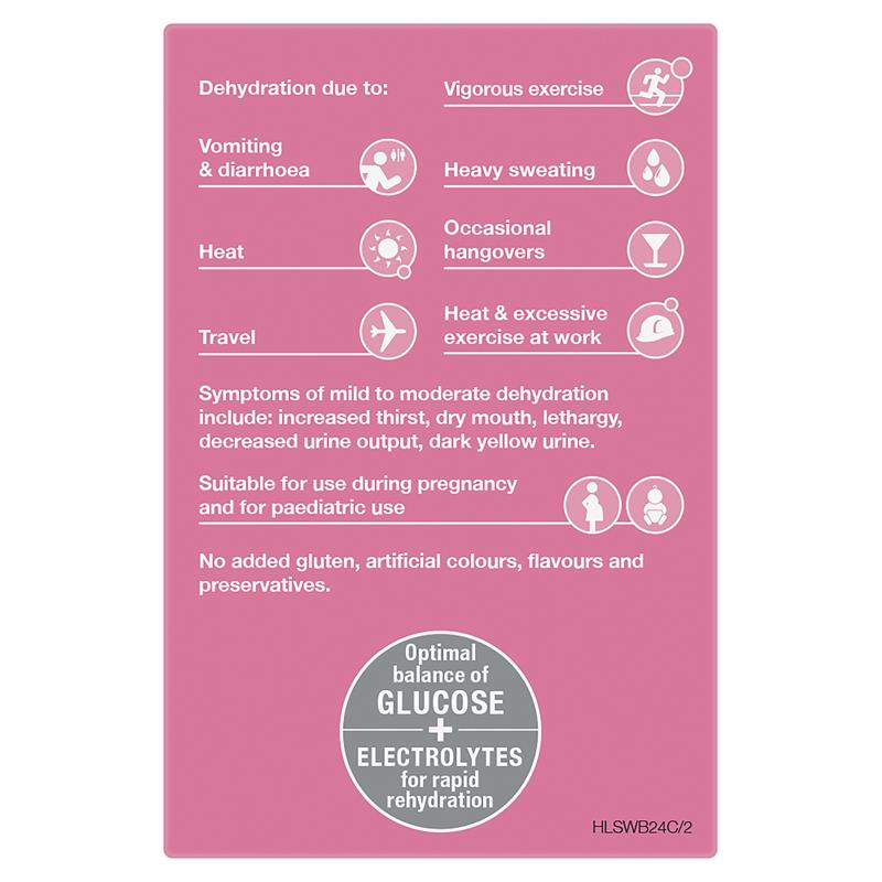 Hydralyte Electrolyte Watermelon Sachets Value Pack 4.9g x 24
