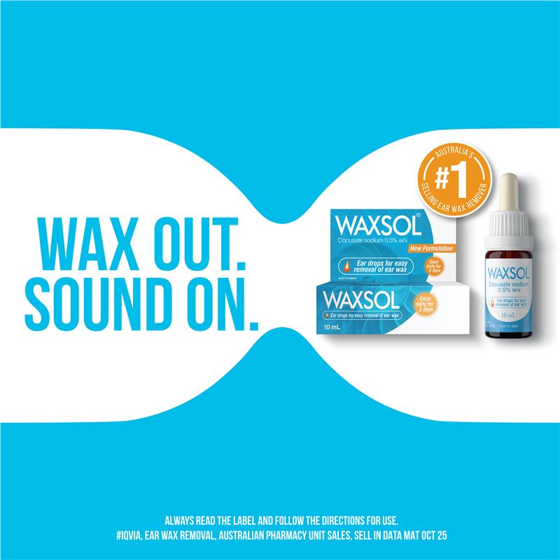 Waxsol Ear Drops 0.5% 10mL