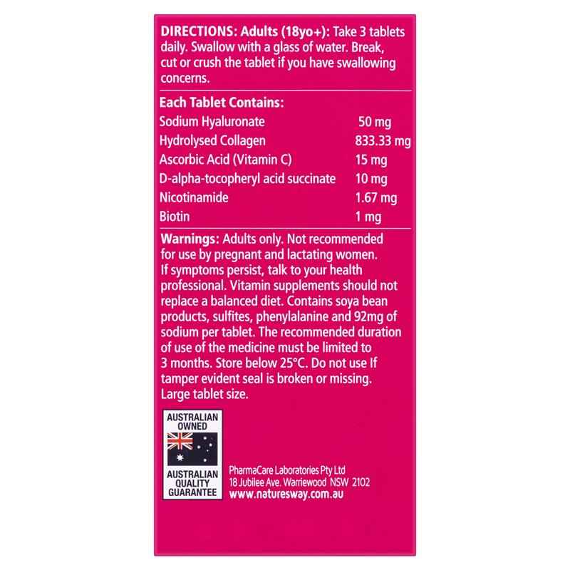 Nature's Way Beauty Collagen + Hyaluronic Acid 60 Capsules