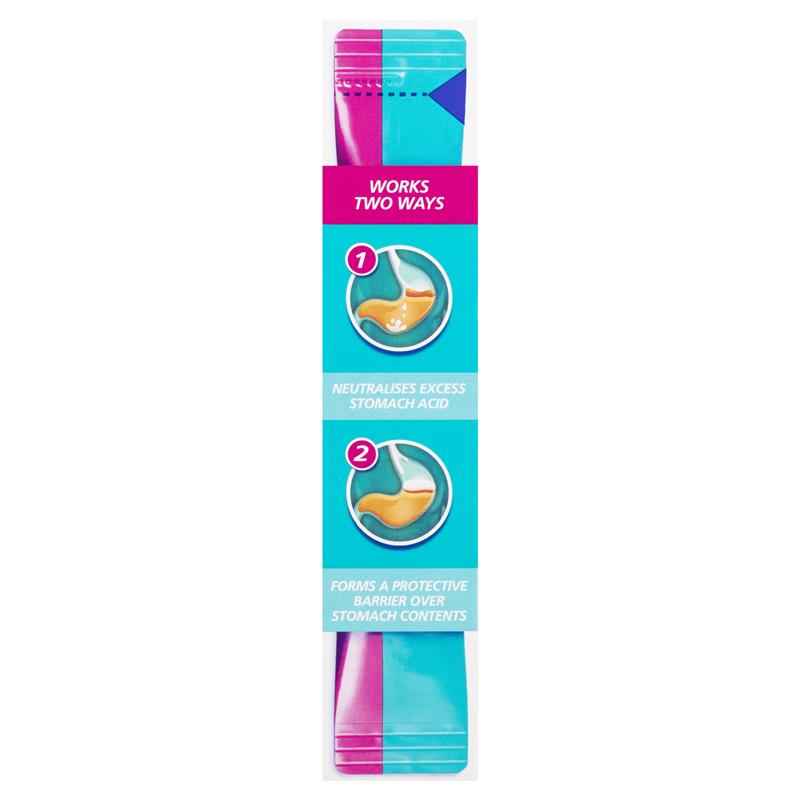 Gaviscon Dual Action Liquid Sachets Peppermint 12 Pack