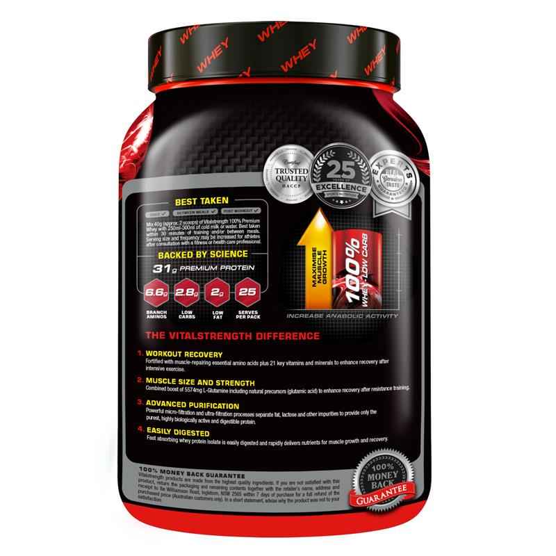 Vital Strength Launch Whey Protein Chocolate 1kg