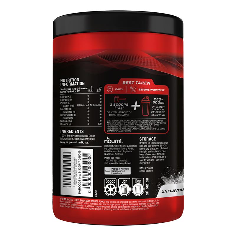 Vital Strength Creatine 450g