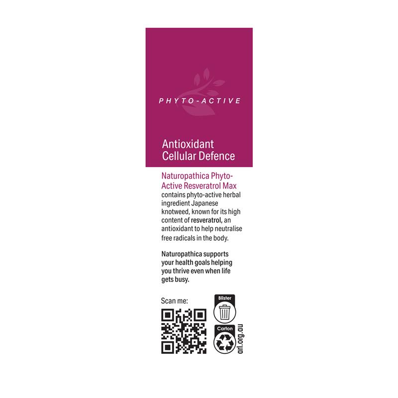 Naturopathica Resveratrol Max 30 Tablets