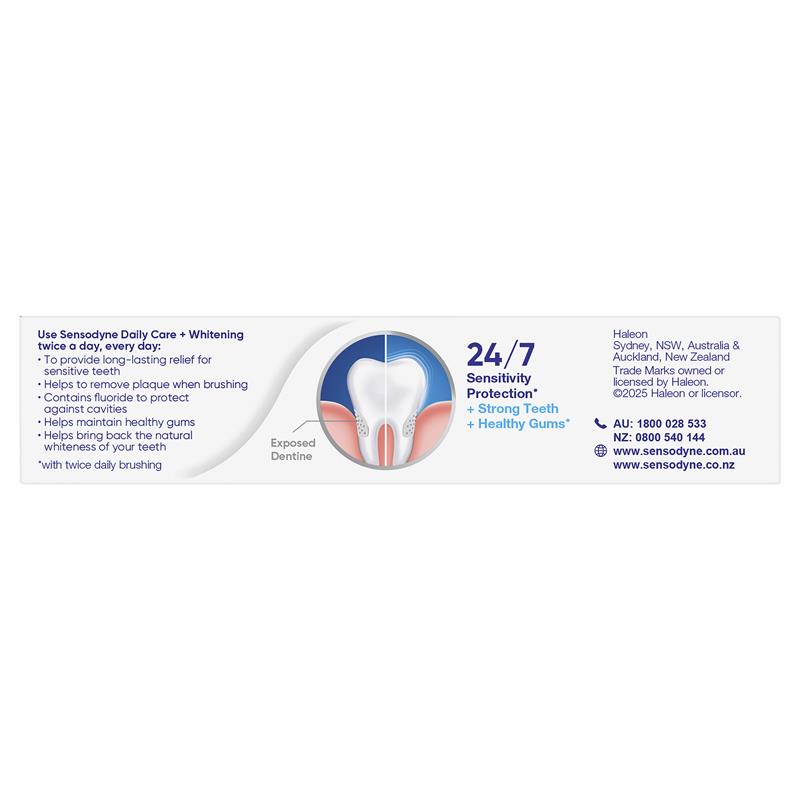 Sensodyne Toothpaste Daily Care + Whitening 50g
