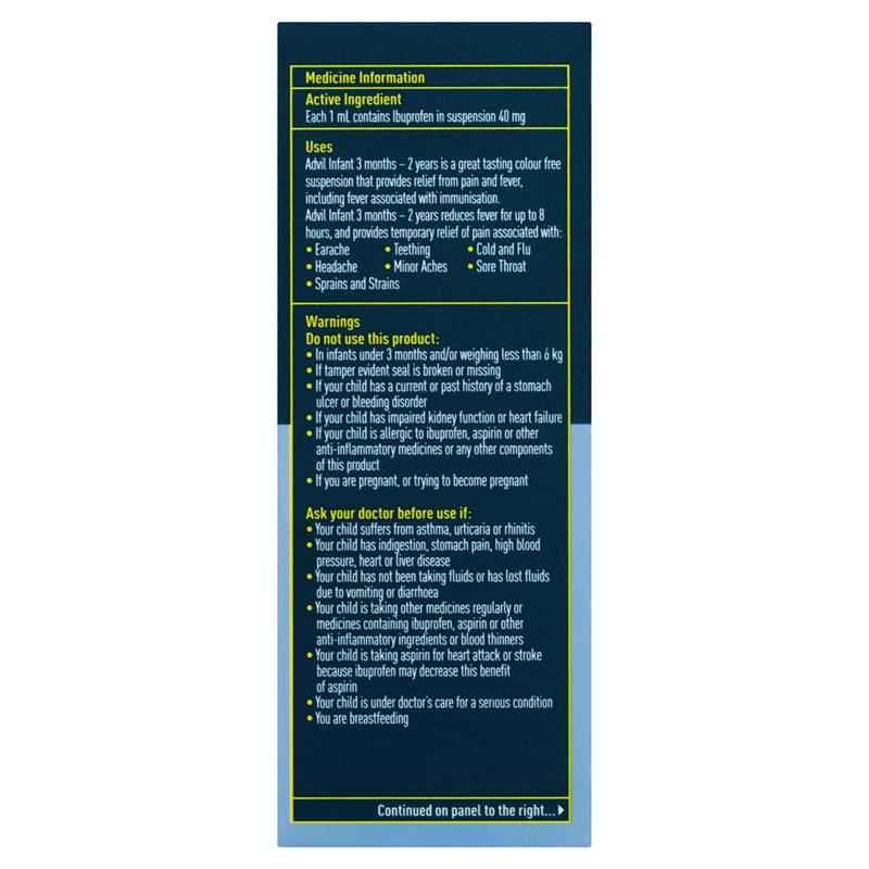 Advil Pain & Fever Infant Drops 40ml