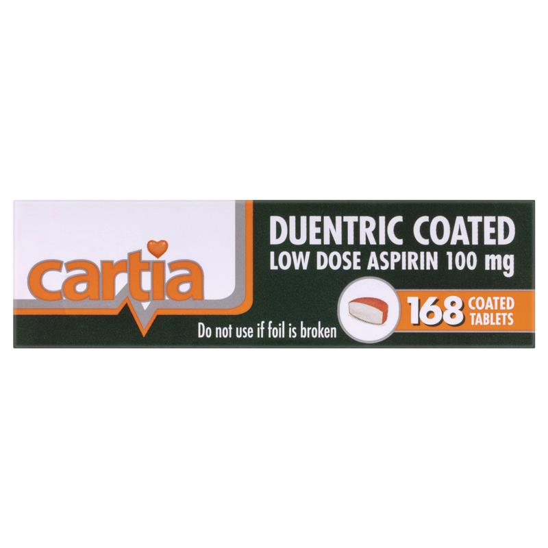 Cartia 100mg Tablets 168