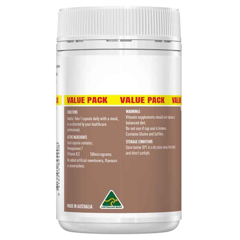 Healthy Care Vitamin K2 180mg 150 Capsules