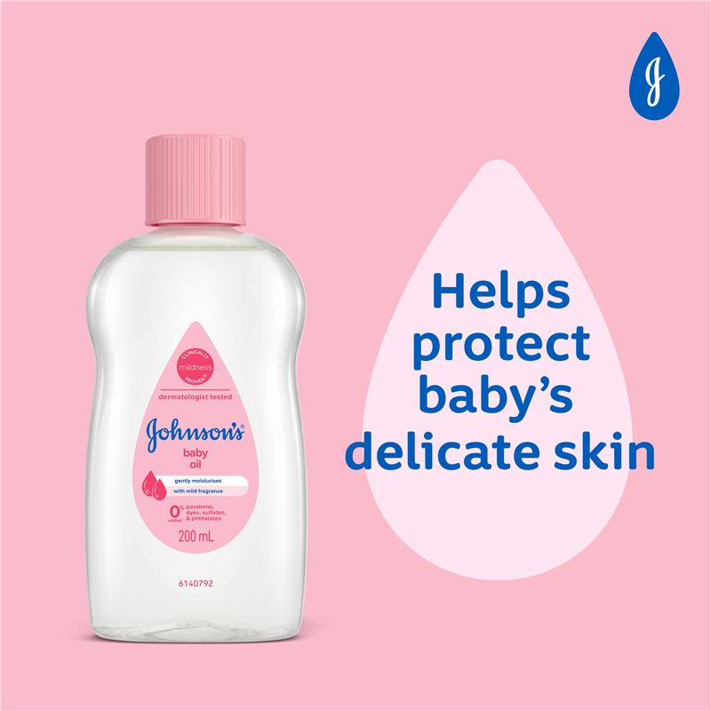 Johnson's Baby Oil 200mL