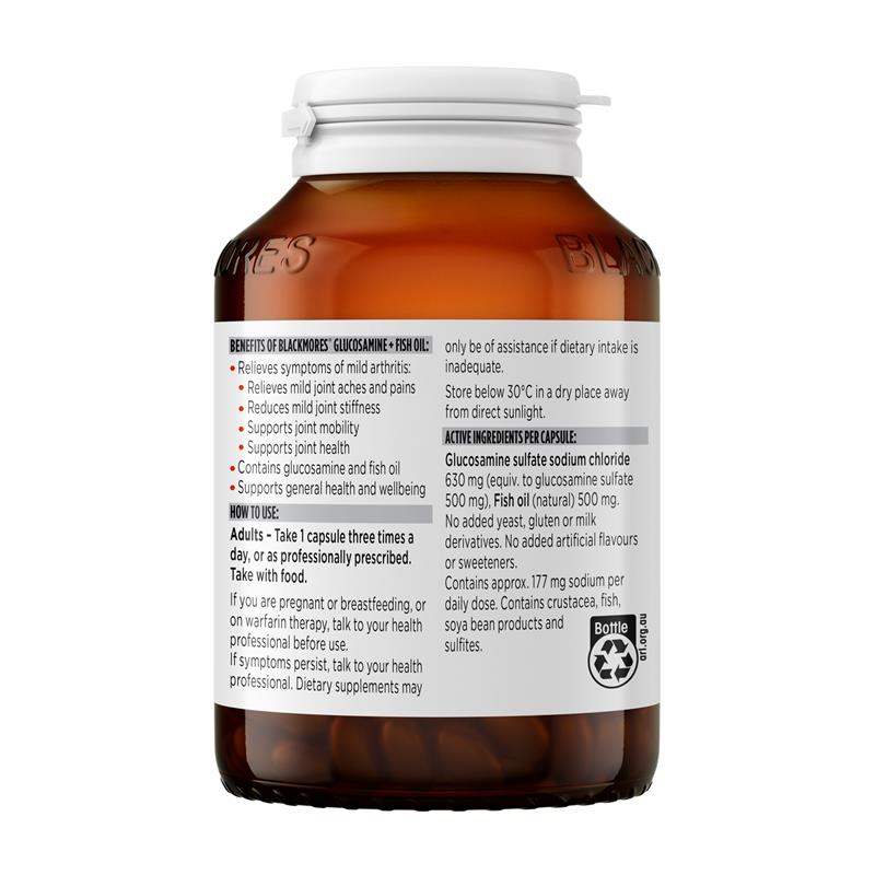 Blackmores Glucosamine + Fish Oil 90 Capsules - GimmeNow