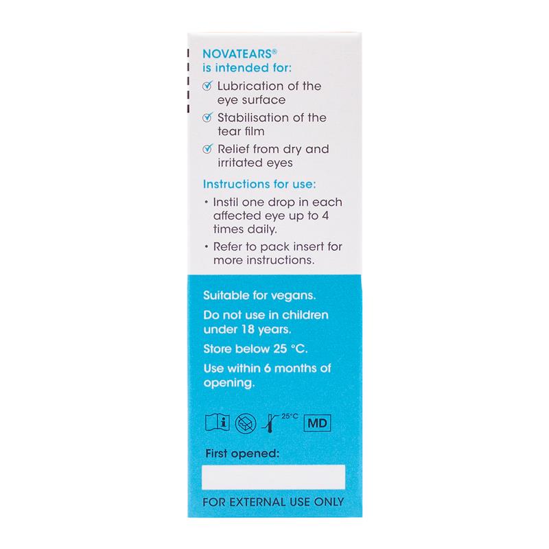NovaTears Preservative Free Lubricating Eye Drops 3ml - GimmeNow