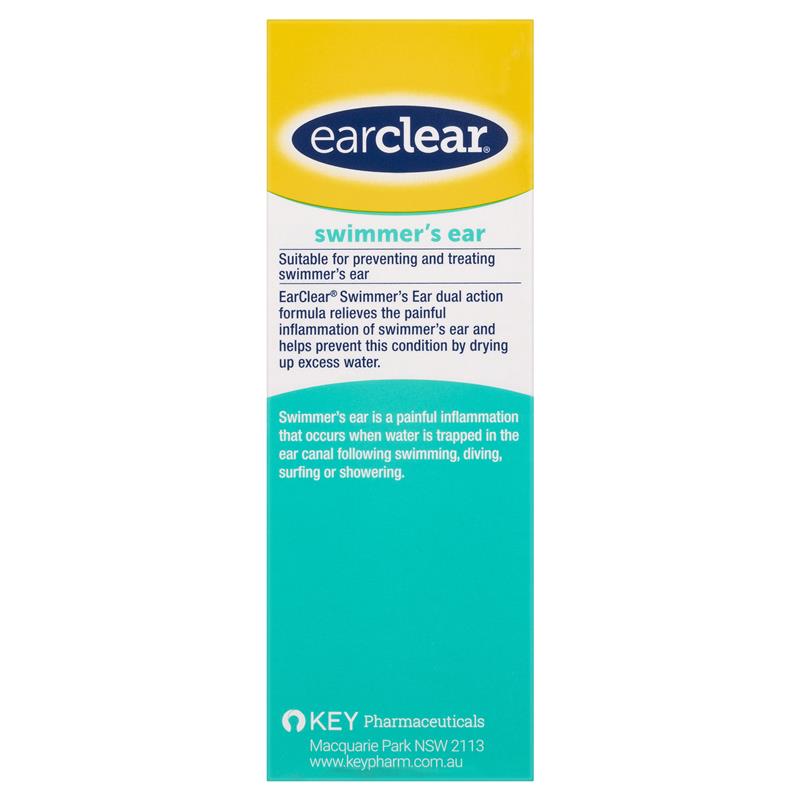 EarClear Swimmer's Ear Drops 40mL – Prevention & Treatment of Swimmer's Ear