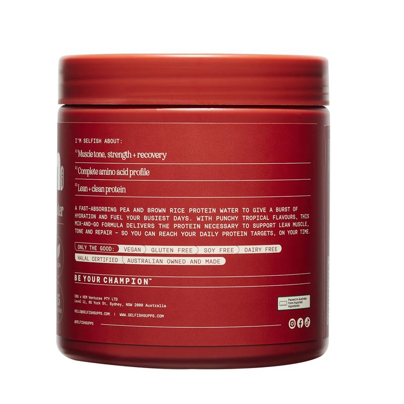 Selfish Give Me Protein Water Tropical Crush Flavour 300g - GimmeNow