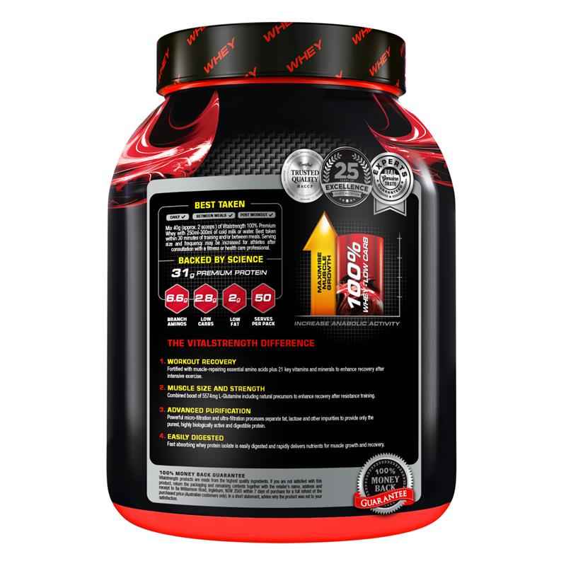 Vital Strength Launch Whey Protein Chocolate 2kg