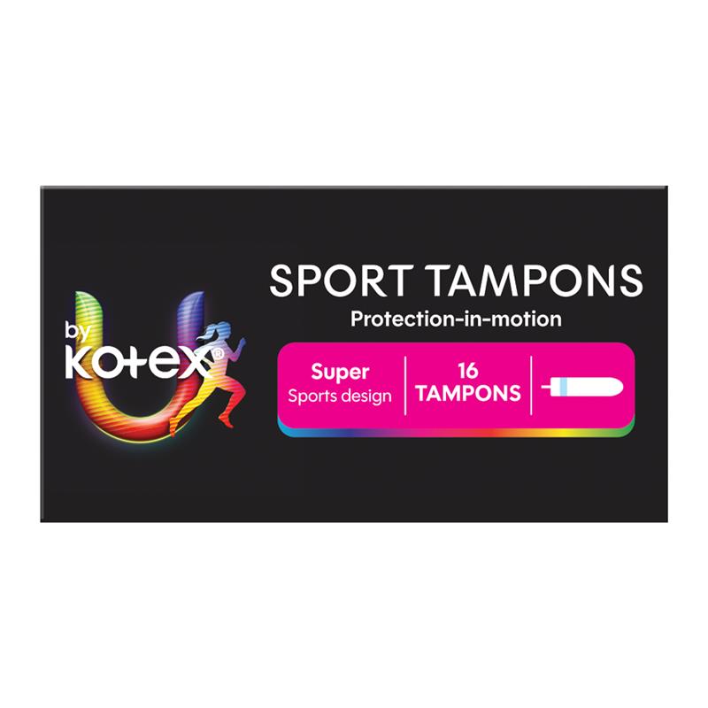 U by Kotex Sport Tampons Super 16 Pack