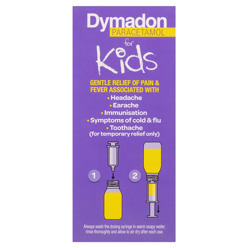Dymadon for Kids Orange 2 years - 12 years 200mL