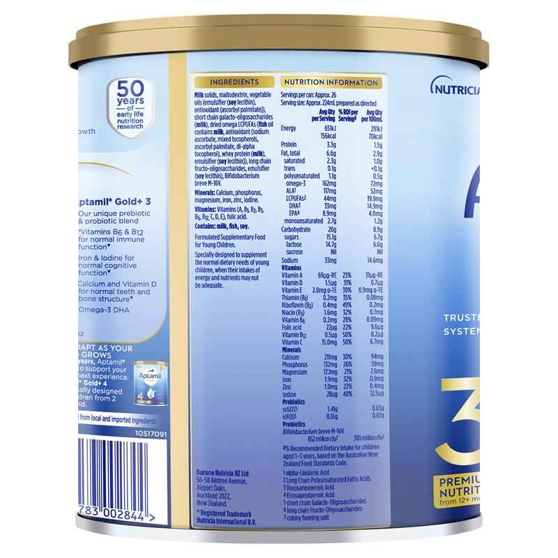 Aptamil Gold+ 3 Toddler Nutritional Supplement From 1 Year 900g